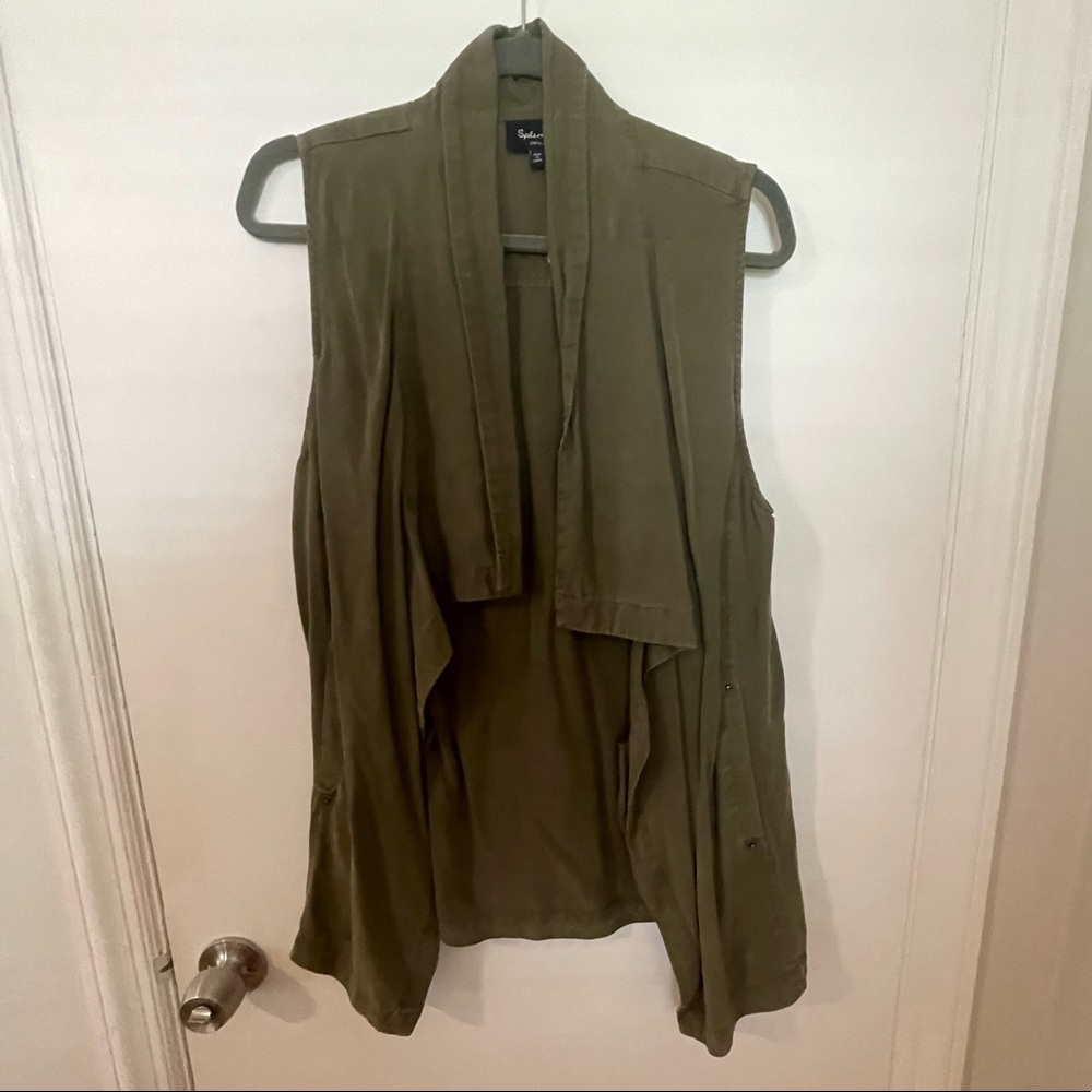 Splendid Army Green Vest